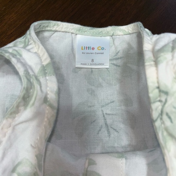 Little Co. by Lauren Conrad girls Leaf Pattern Dress - Picture 3 of 3